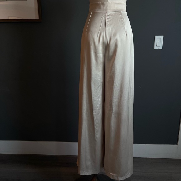 Meshki Cream Ivory Wide-Leg Pants - Picture 4 of 9